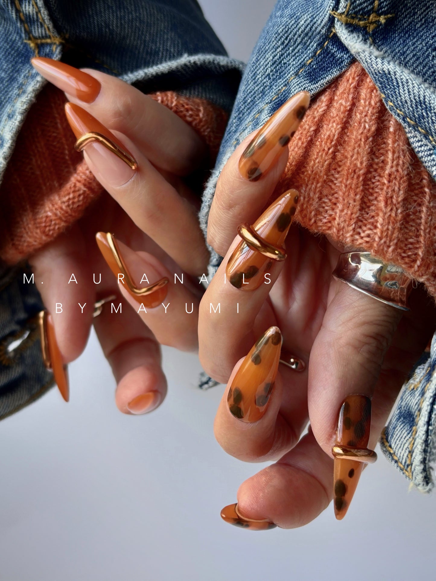 Orange Tortoise Ring