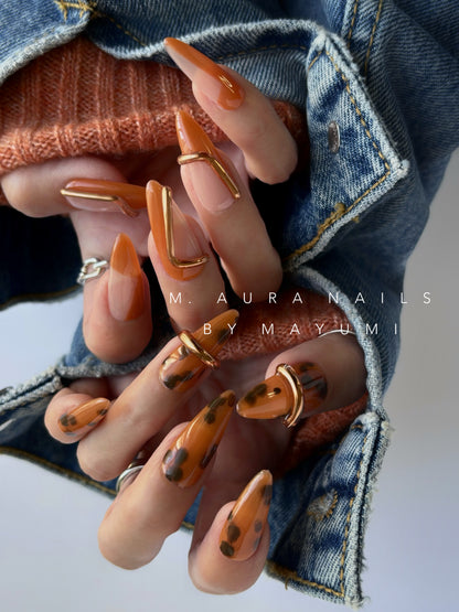 Orange Tortoise Ring