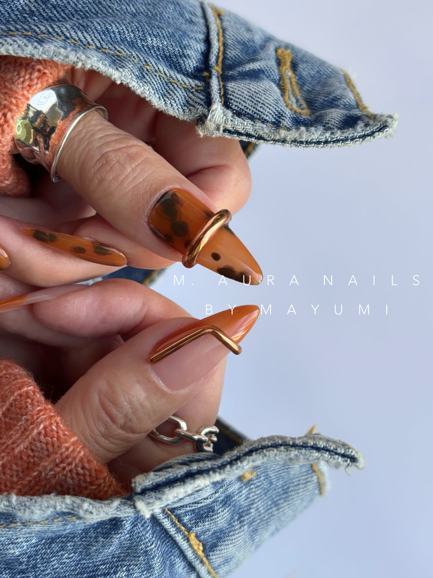 Orange Tortoise Ring