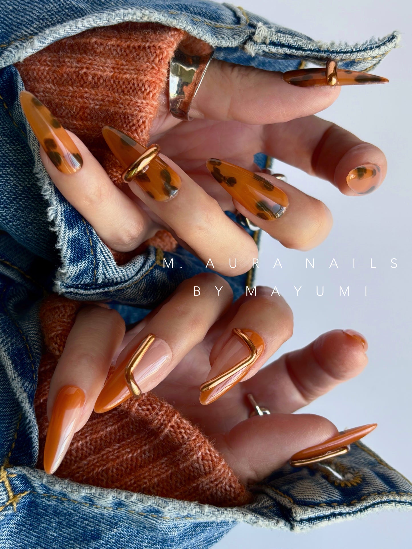 Orange Tortoise Ring
