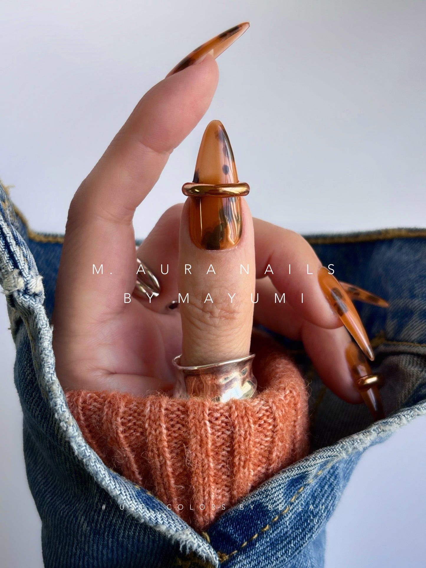 Orange Tortoise Ring