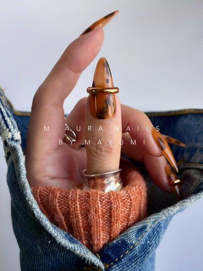 Orange Tortoise Ring