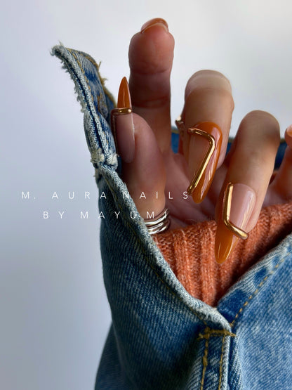 Orange Tortoise Ring