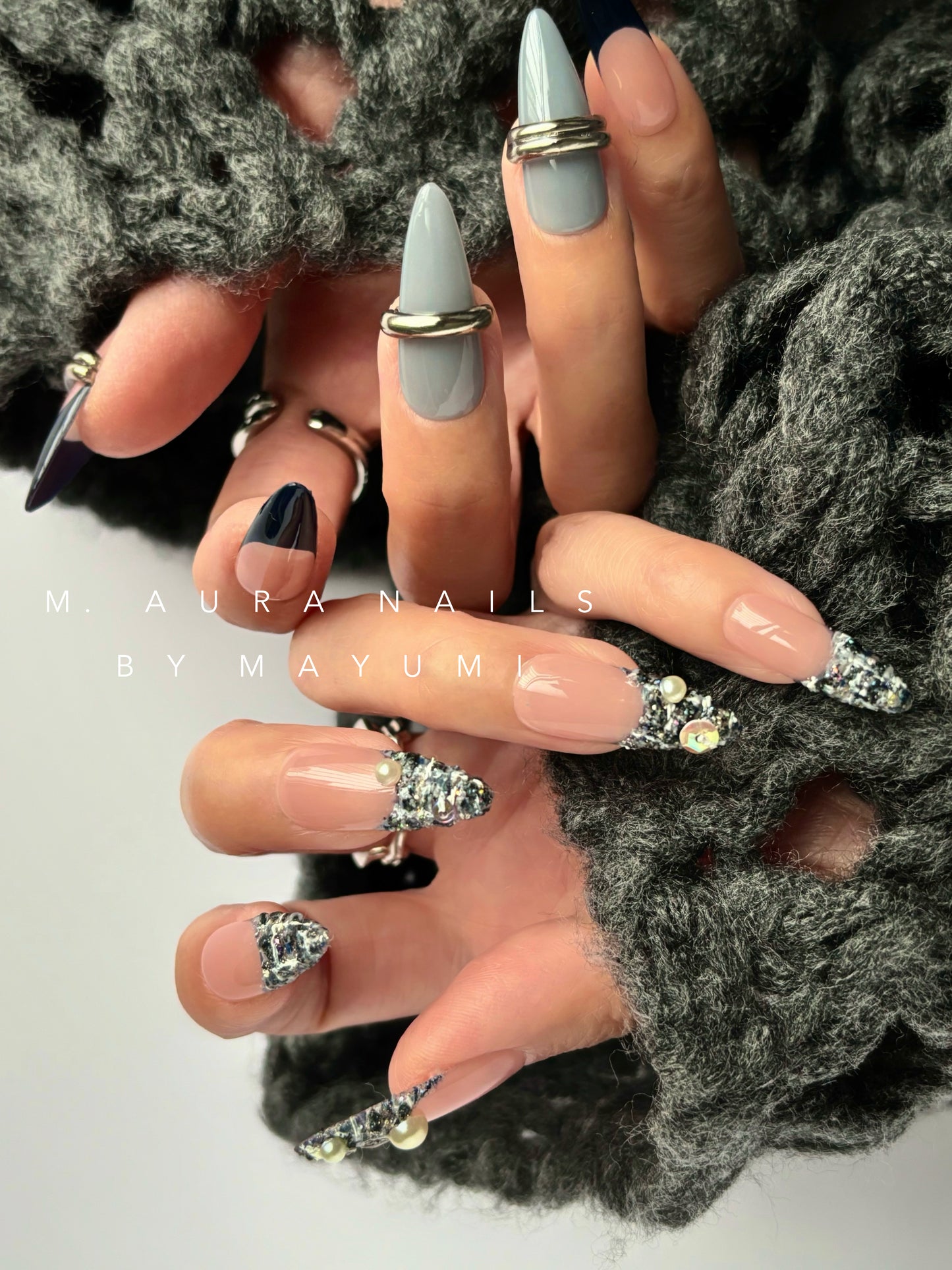 Couture Tweed Ring