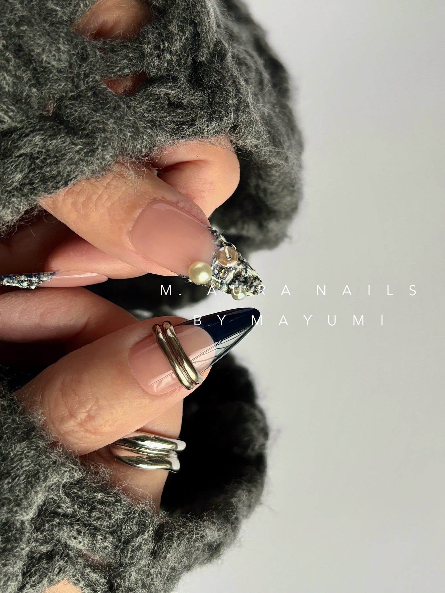 Couture Tweed Ring