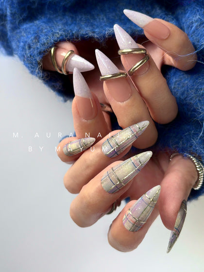 GLITTER PLAID