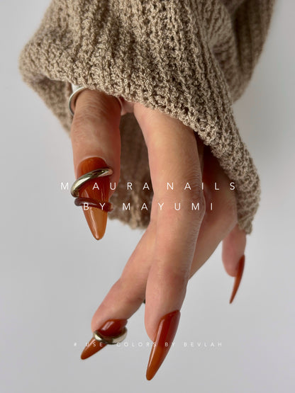 Amber Shell Ring