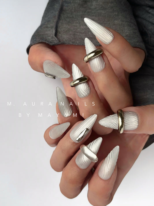 White Magnet & Ring